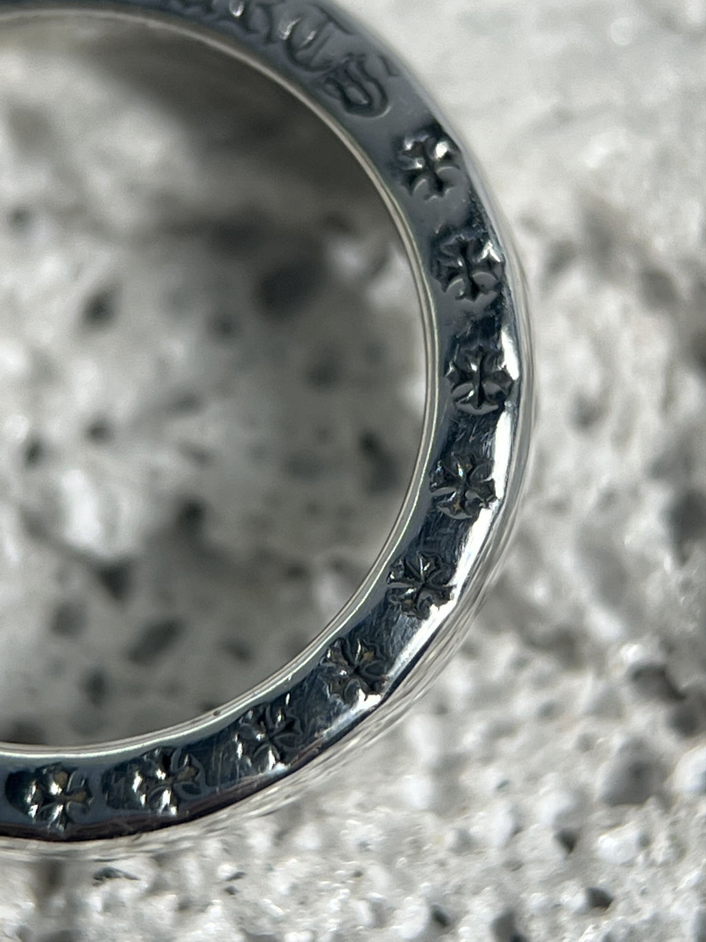 Chrome Hearts Triple Spike Ring Sterling Silver