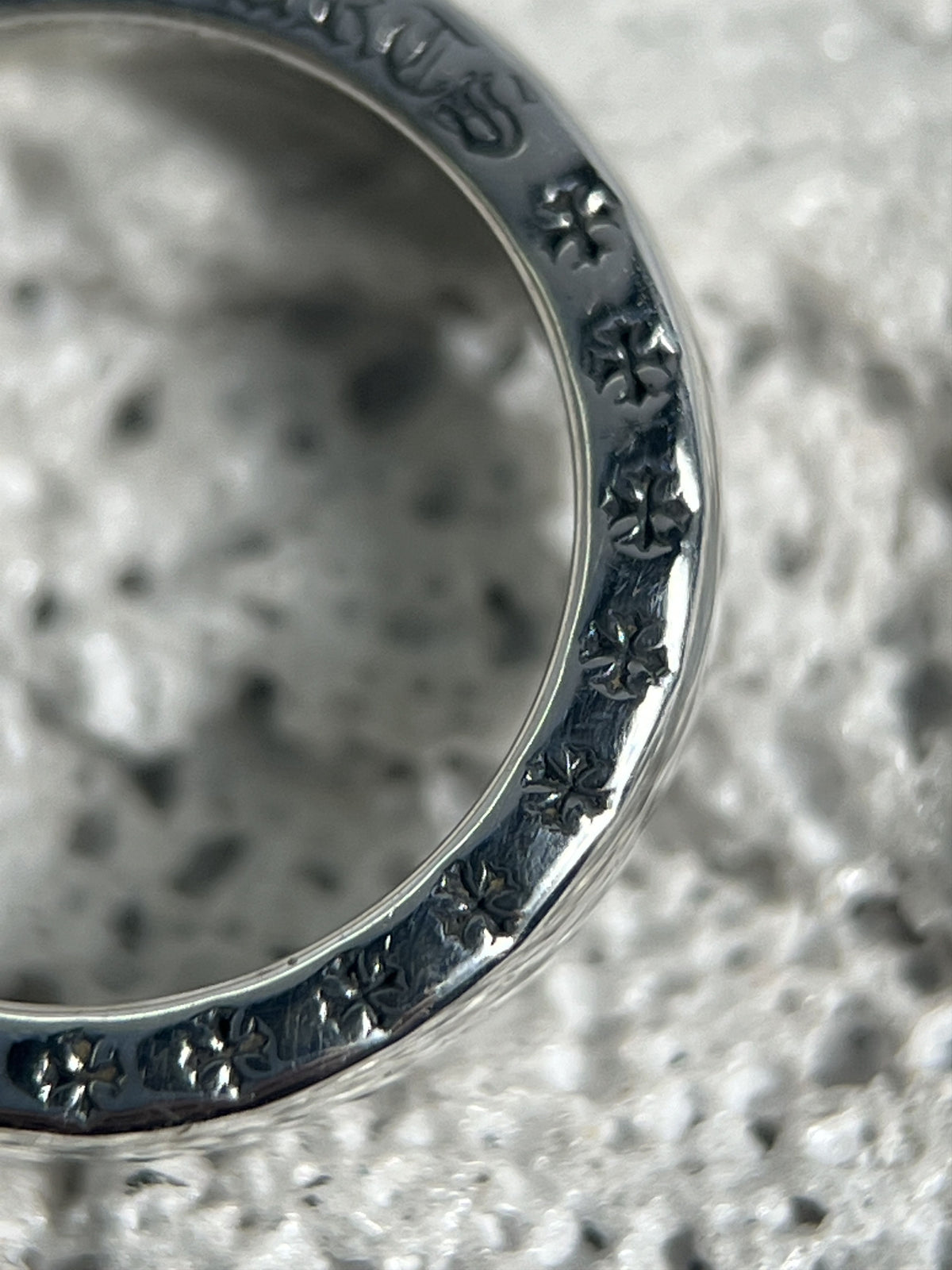 Chrome Hearts Triple Spike Ring Sterling Silver