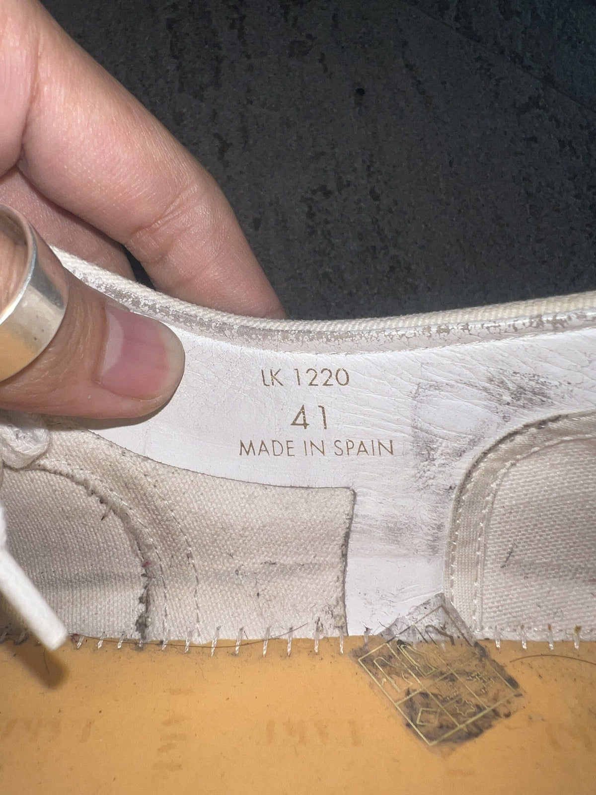 Celine Canvas Low Top Sneakers White EU 41