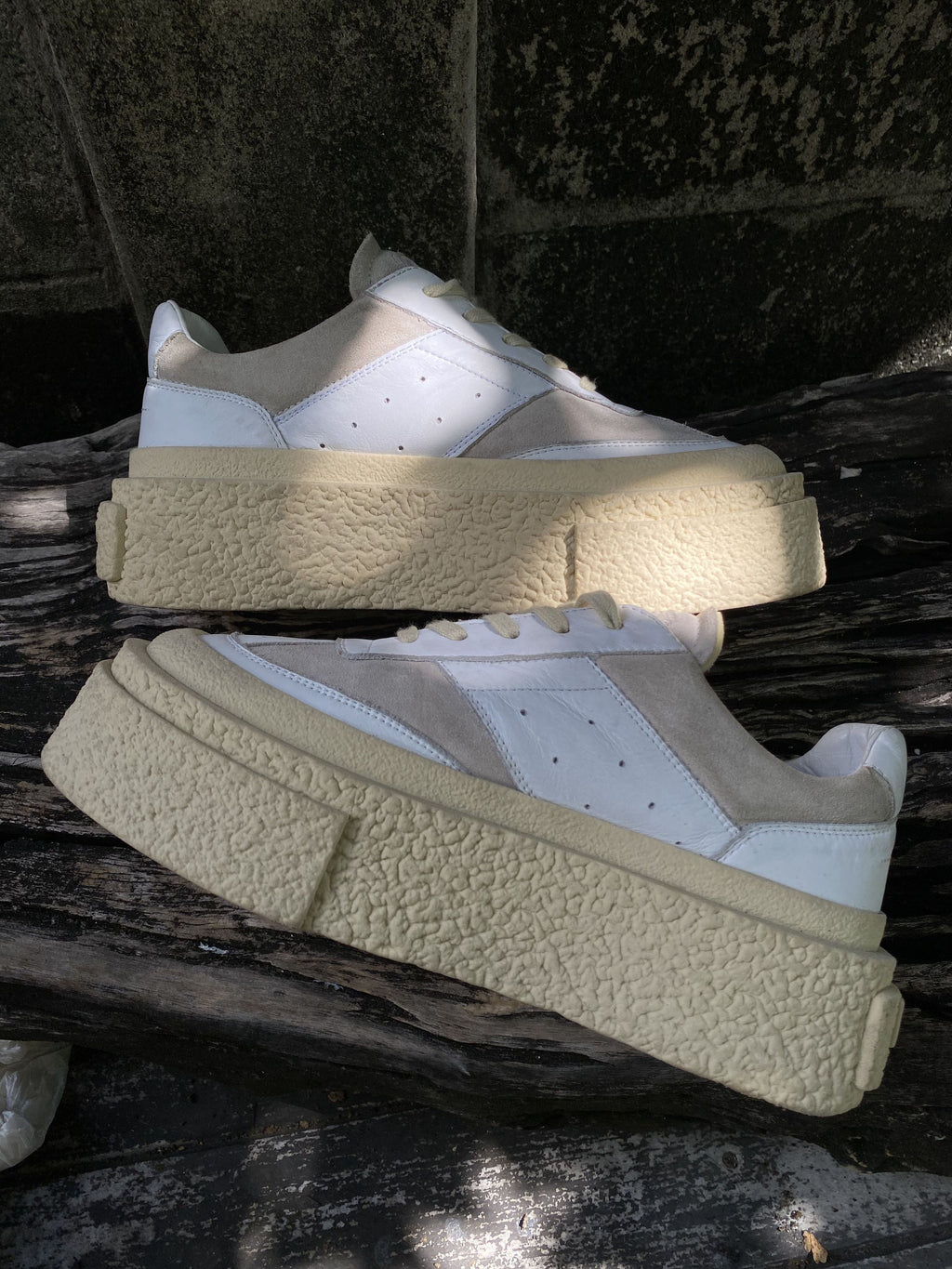 MM6 Maison Margiela Platform Sneakers White EU38
