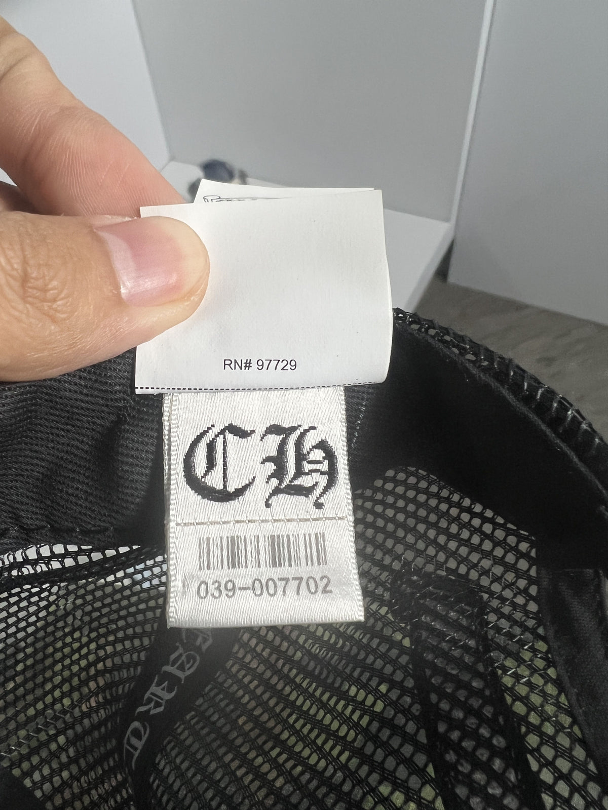 Chrome Hearts Anti Trucker Hat Sterling Silver USA
