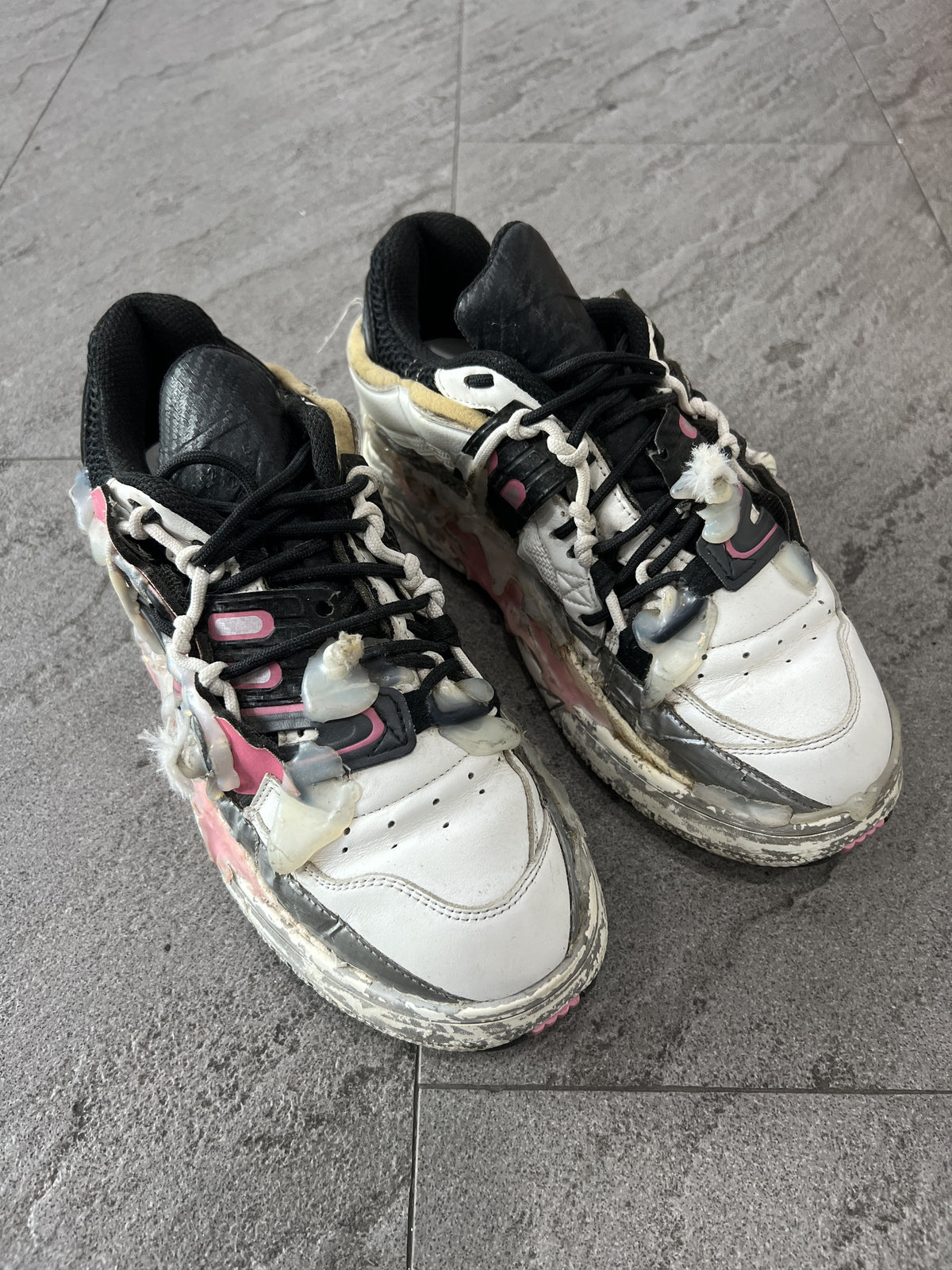 Maison Margiela Fusion Sneaker Pink EU41 Distressed