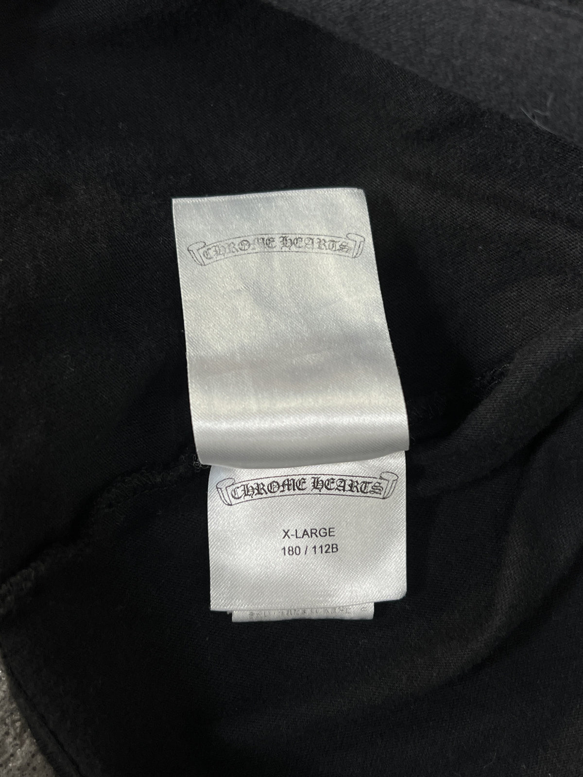Chrome Hearts Long Sleeve Pocket Tee Black USA XL