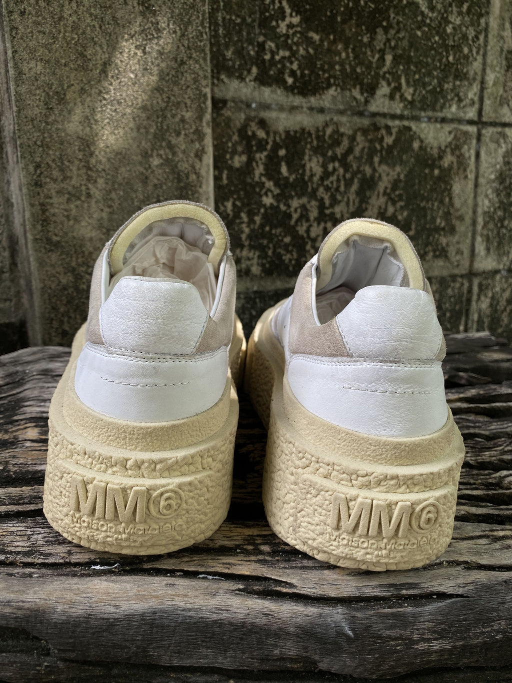 MM6 Maison Margiela Platform Sneakers White EU38