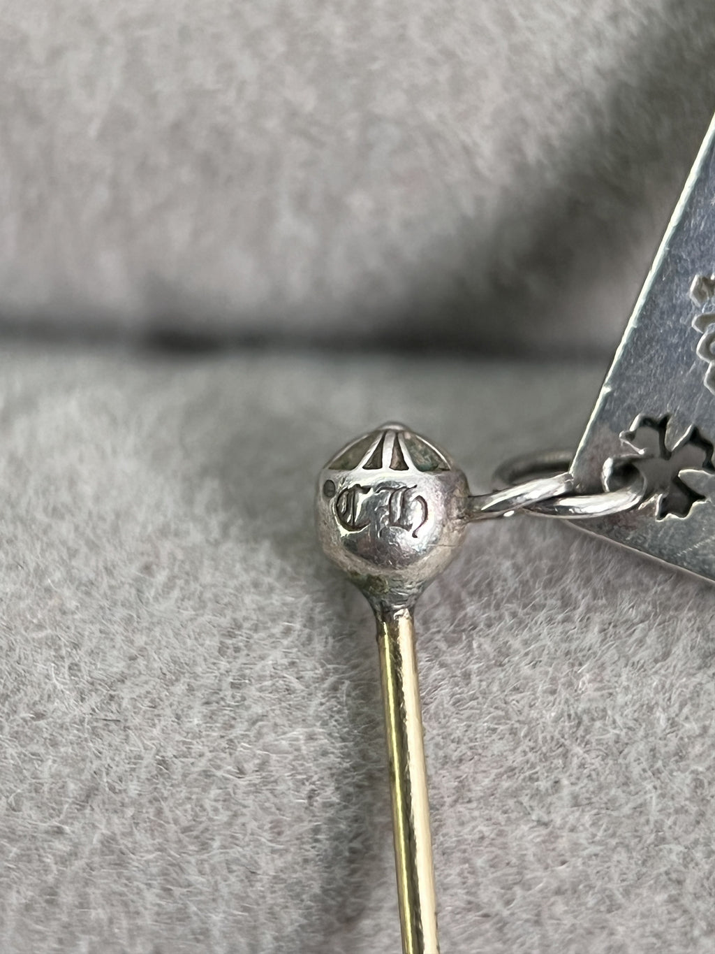 Chrome Hearts x Kate Hudson Square Cross Earring