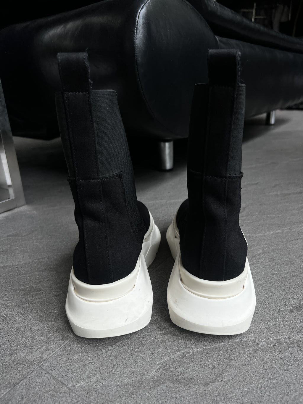Rick Owens DRKSHDW Abstract Chelsea Boots EU38