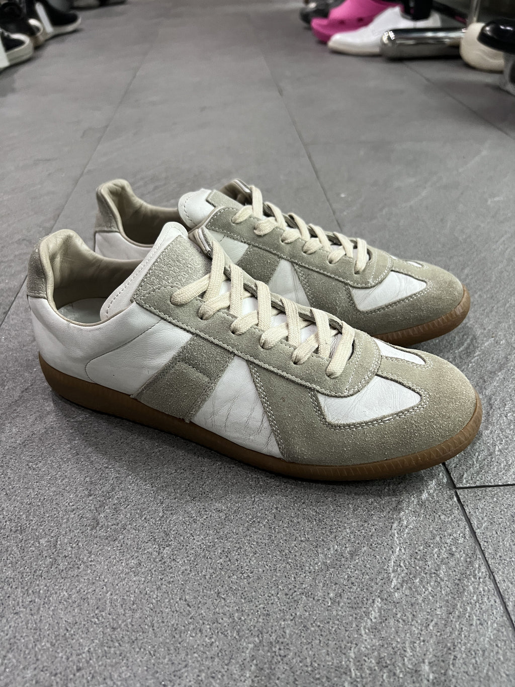 Maison Margiela Replica White Gum Sneakers 41.5