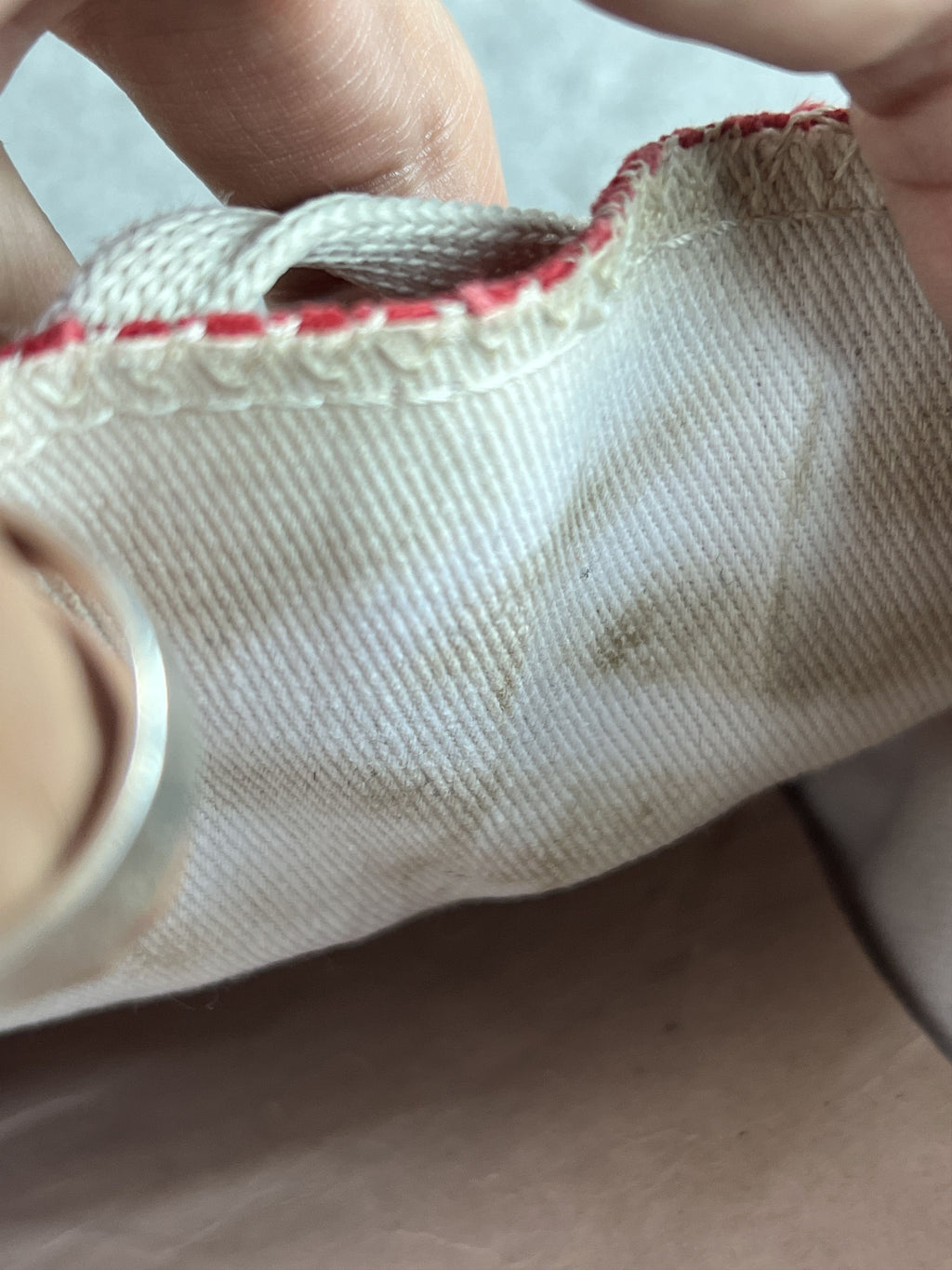 Maison Margiela Red Canvas Tabi Sneakers 27.5cm