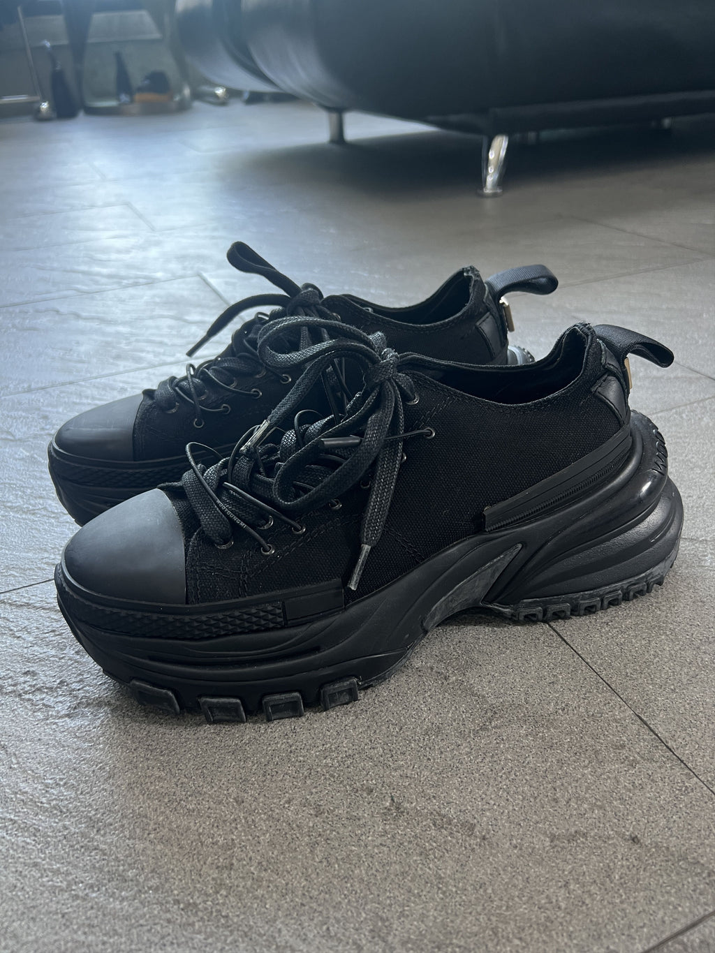 Wooyoungmi Paris Platform Chunky Sneakers Black EU43