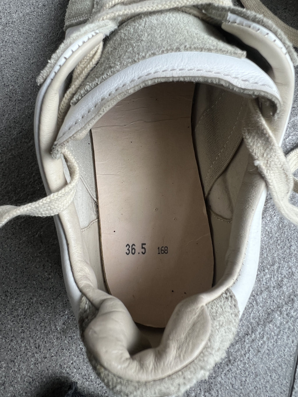 Maison Margiela Classic White Grey Replica GAT 36.5