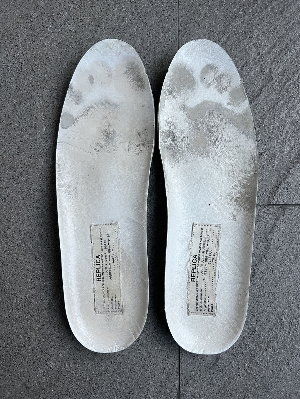 Maison Margiela Replica GAT White Grey Sneakers 41