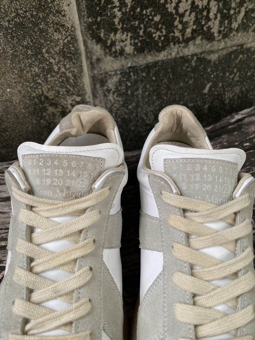 Maison Margiela Replica White Grey Gum Sneakers EU37