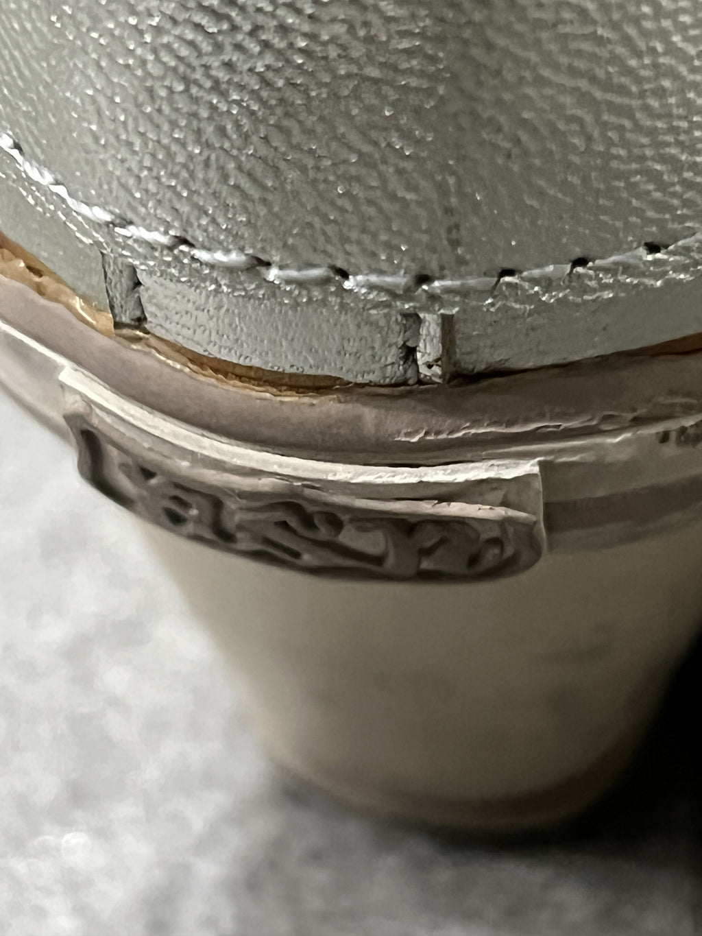ASH Silver Leather Buckle Wedge Sneakers EU37