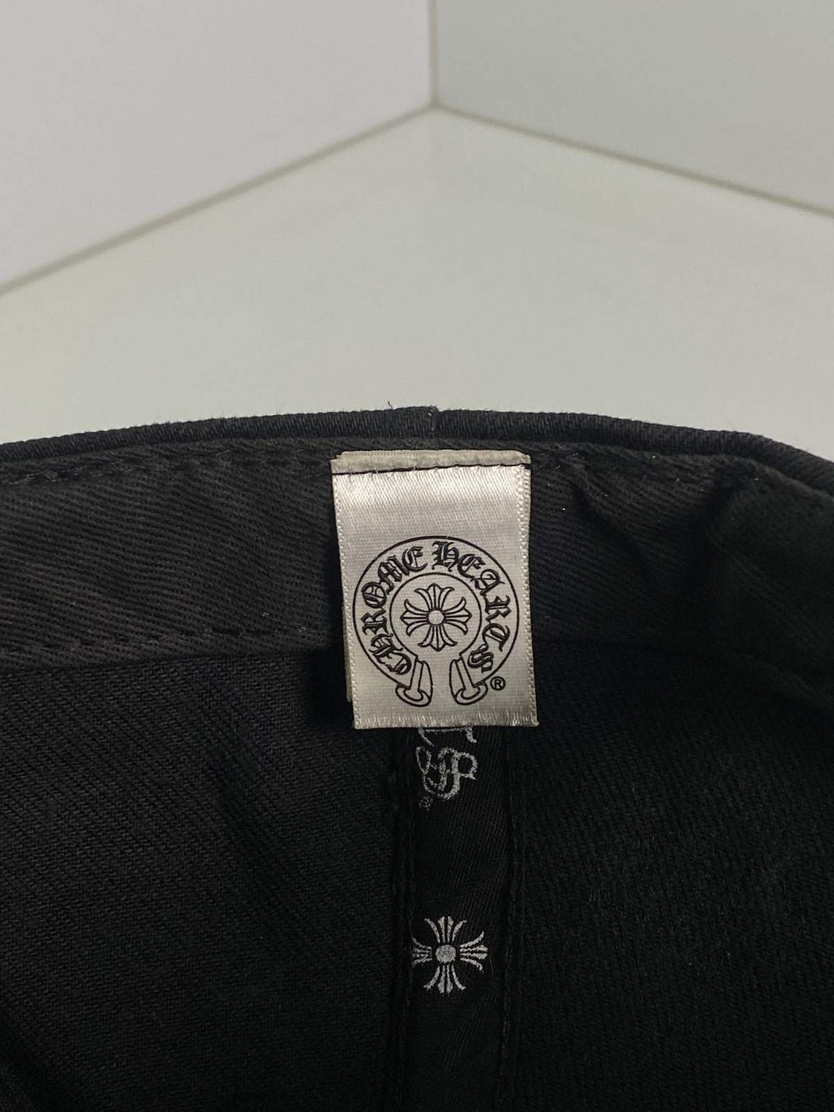 Chrome Hearts Cemetery Cross Black Fitted Cap