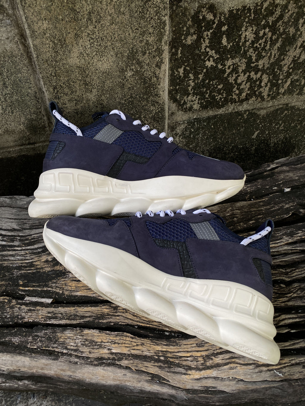 Versace Chain Reaction Navy Sneakers EU 40