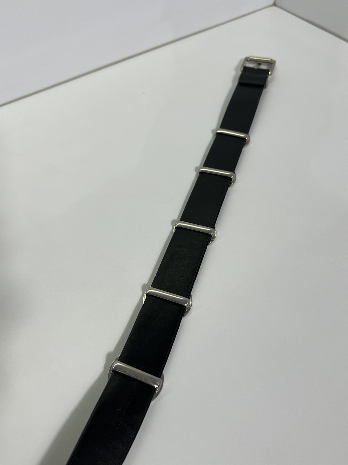 Bottega Veneta Studded Leather Belt Black 34inches / 85cm