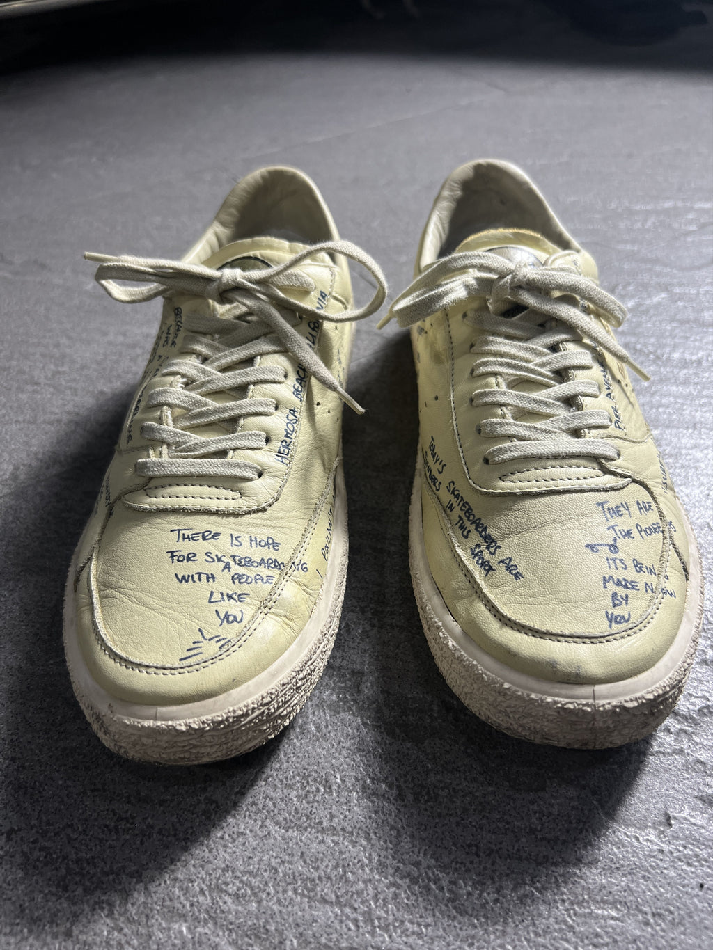 Golden Goose VCE Scribble Handwritten Leather Sneakers EU39