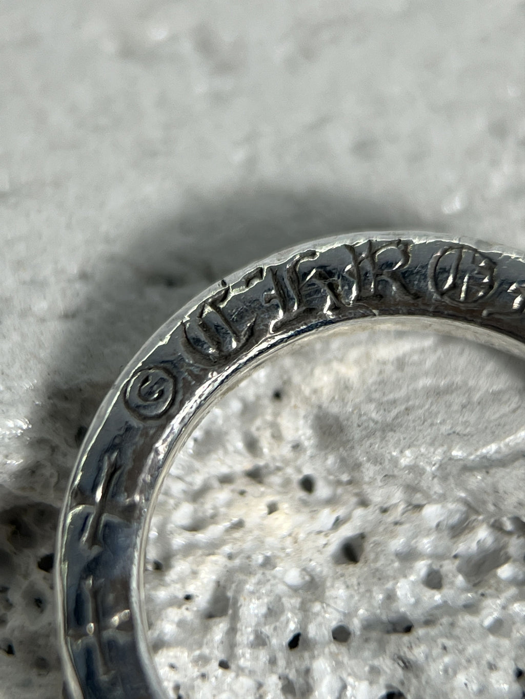 Chrome Hearts Forever Spacer Ring Silver US3.5