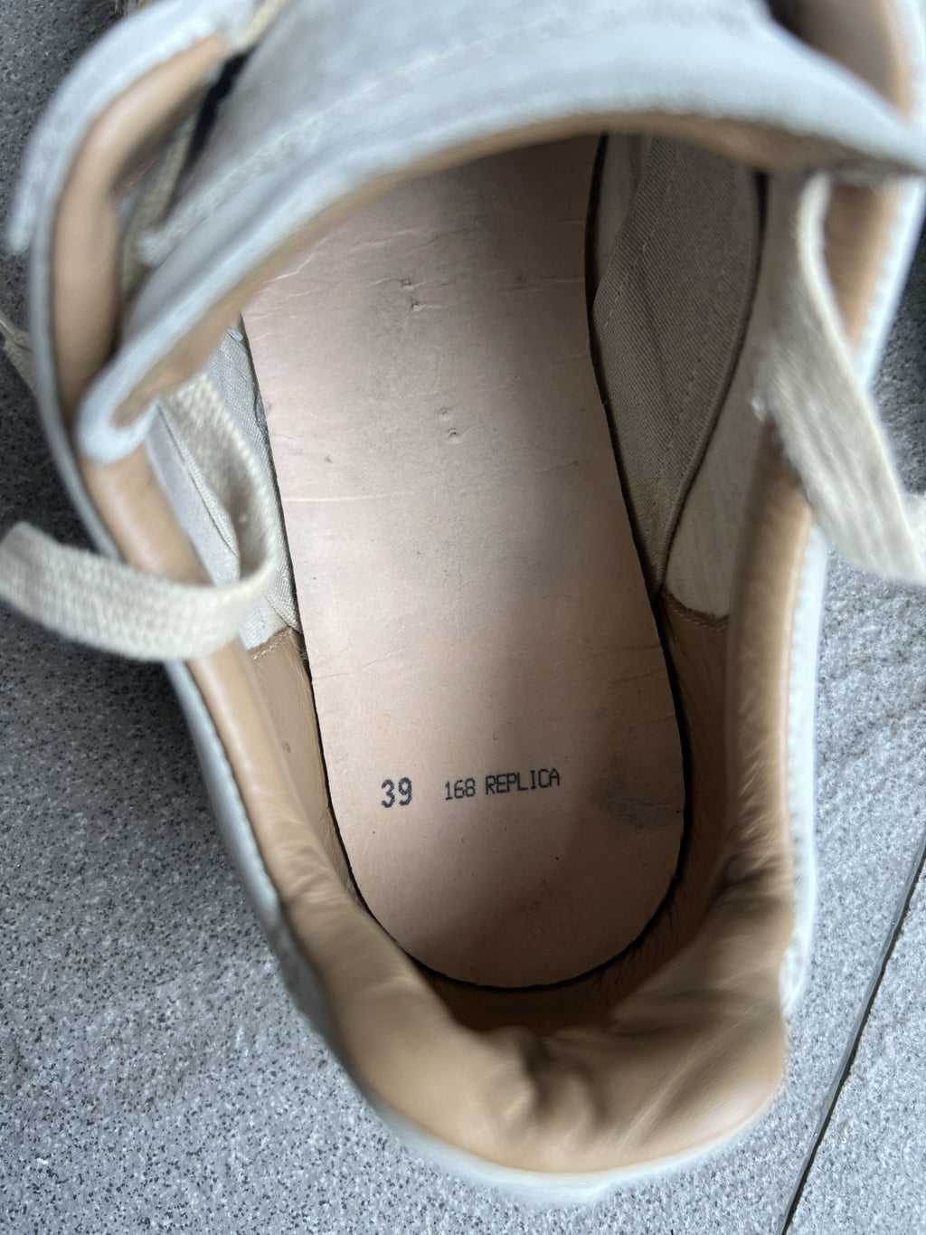 Maison Margiela Paint Splatter Replica Sneakers 39