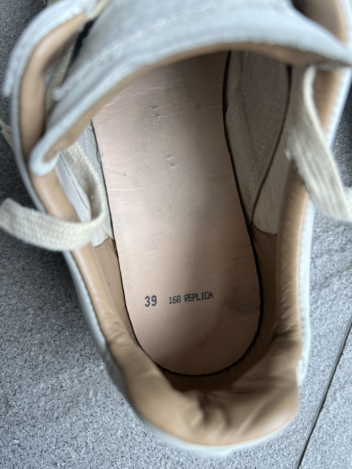 Maison Margiela Paint Splatter Replica Sneakers 39