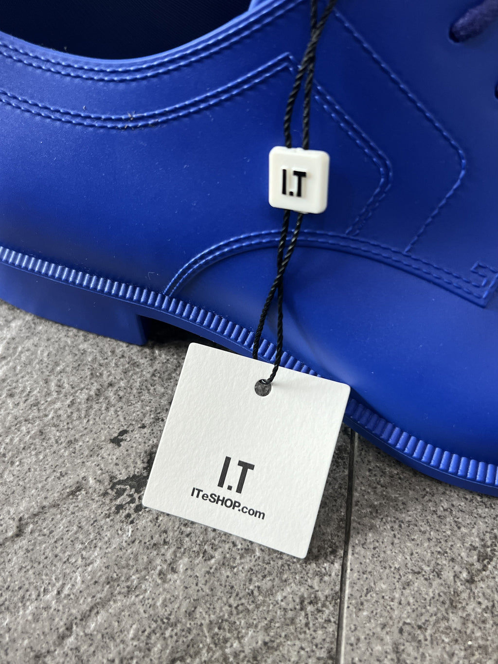 Maison Margiela Tabi Lace Up Shoes Blue EU37 New