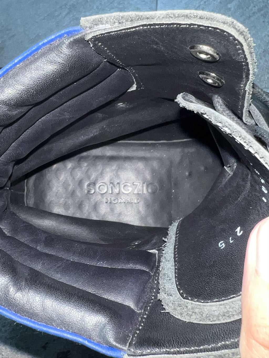 Songzio Homme Strap Combat Boots Vibram Sole