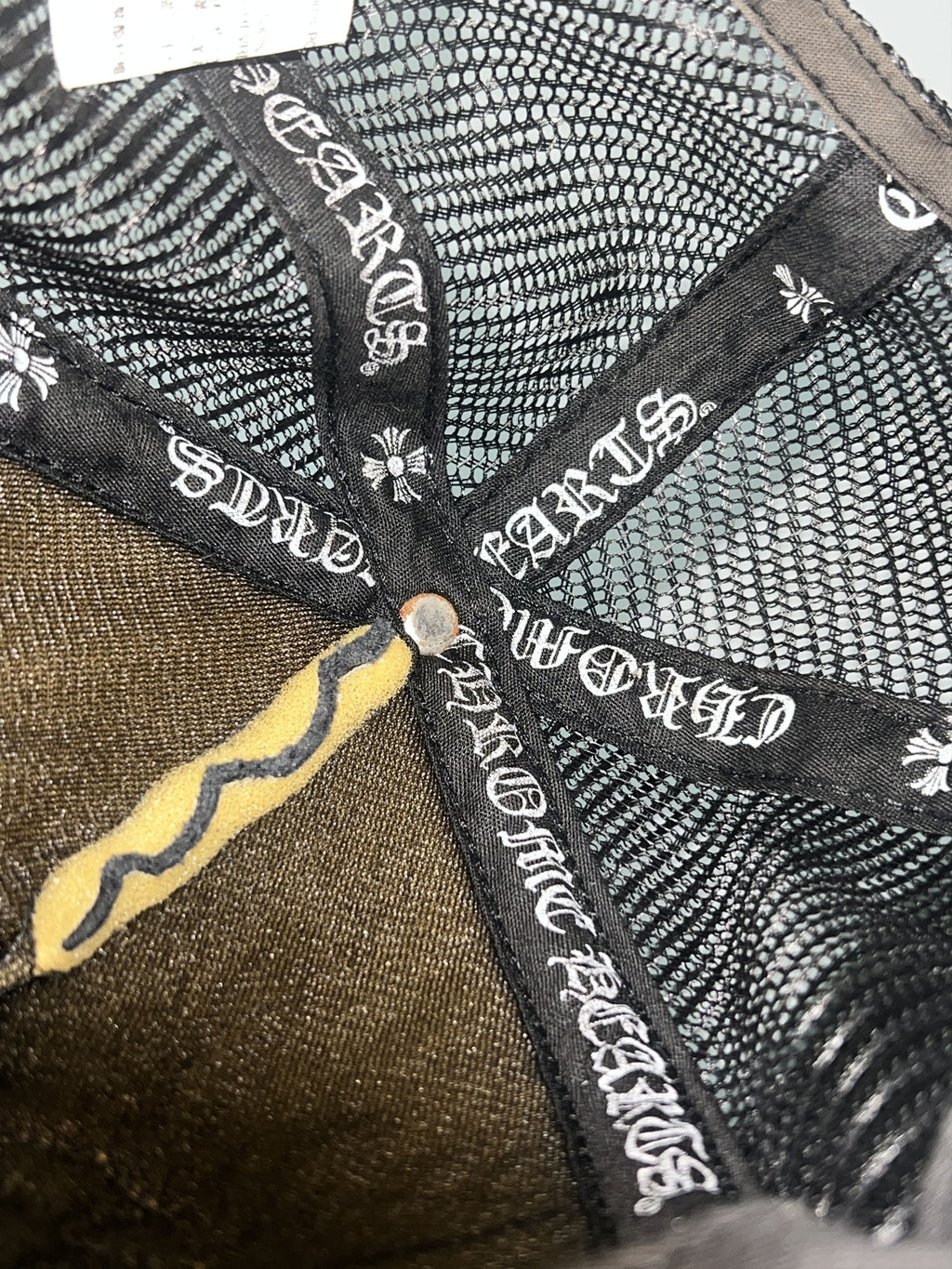 Chrome Hearts Cemetery Trucker Black Red OS
