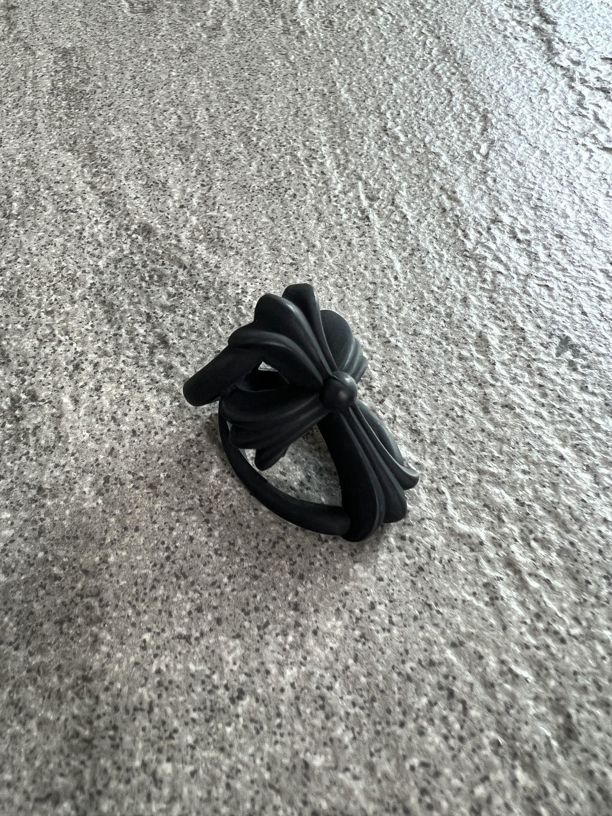 Chrome Hearts Black Bow Rubber Ring 2022