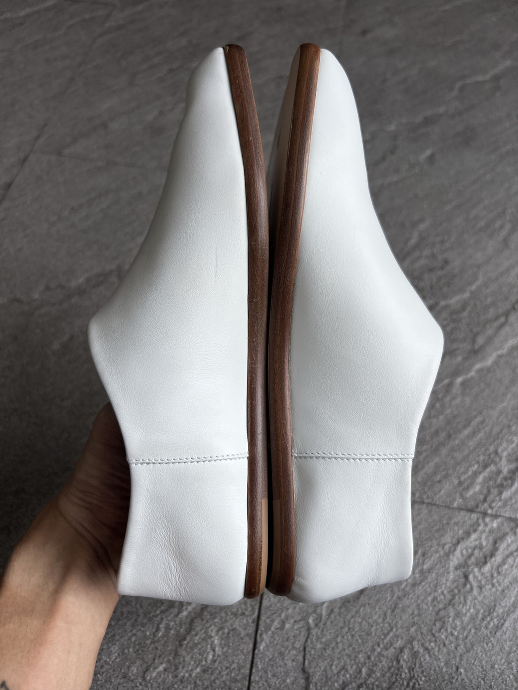 Maison Margiela Tabi Babouche Loafers White EU38