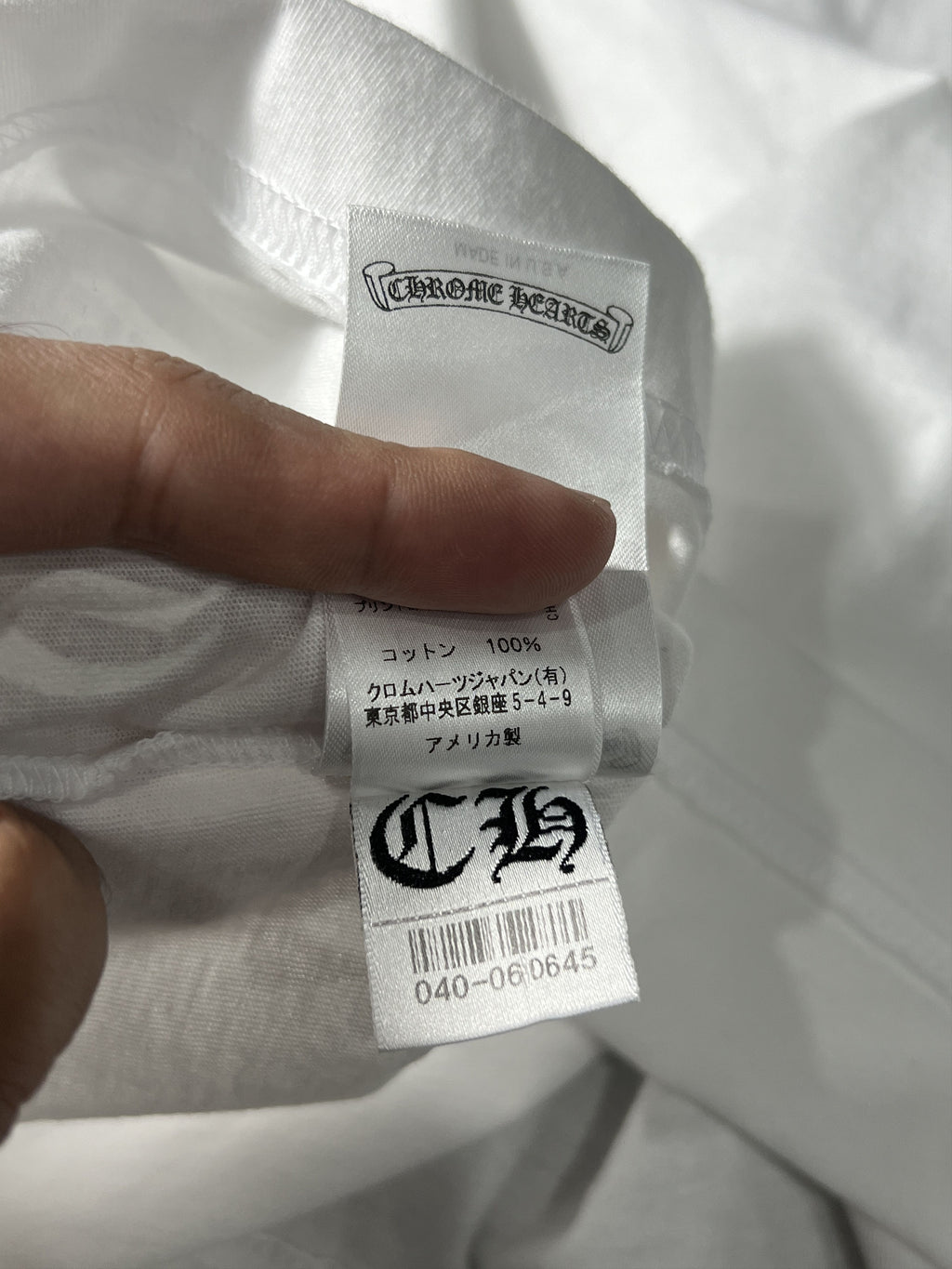 Chrome Hearts Osaka Pocket Tee White XL USA