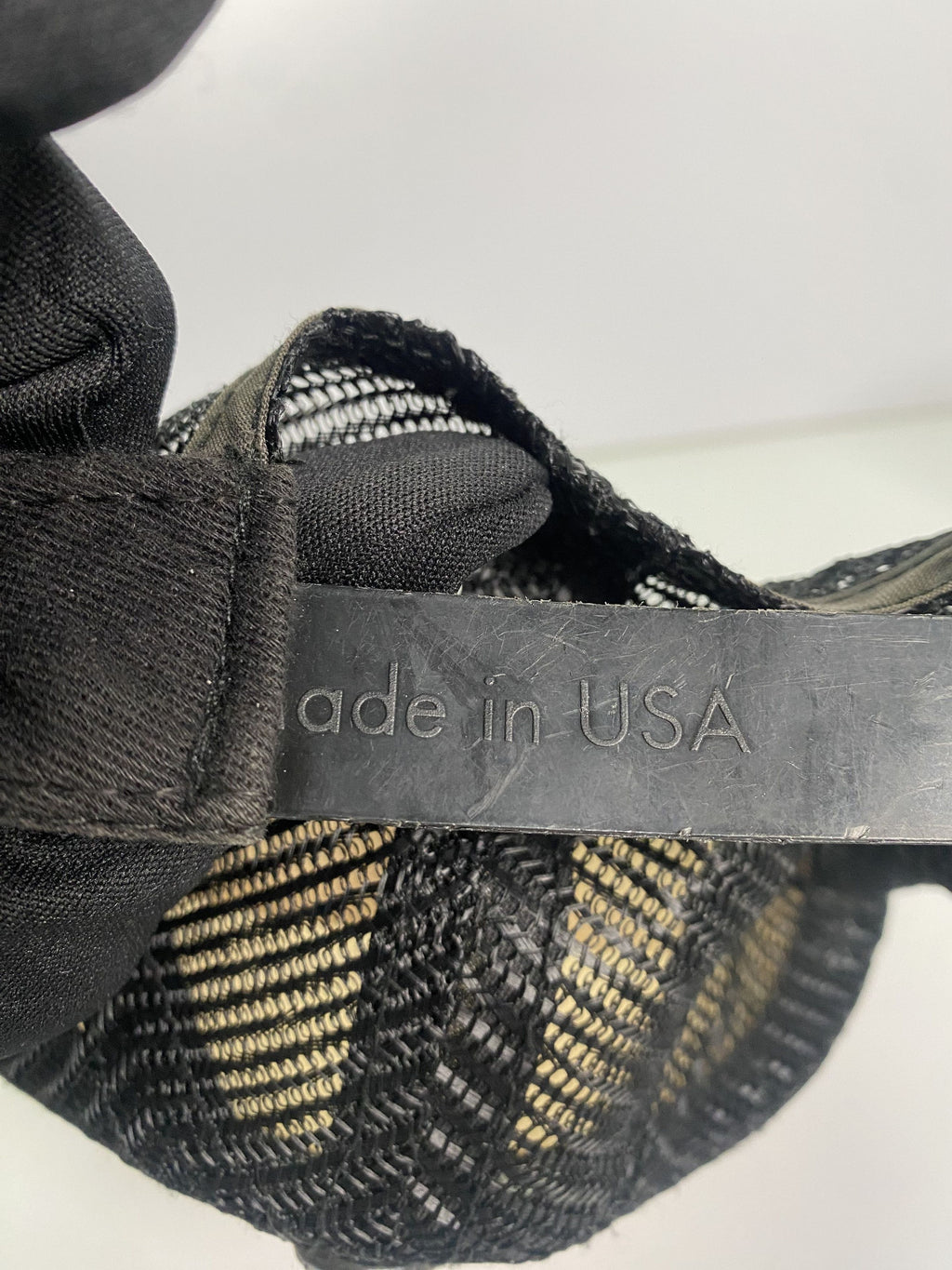 Chrome Hearts FUCK Hollywood Black Cream Trucker Hat