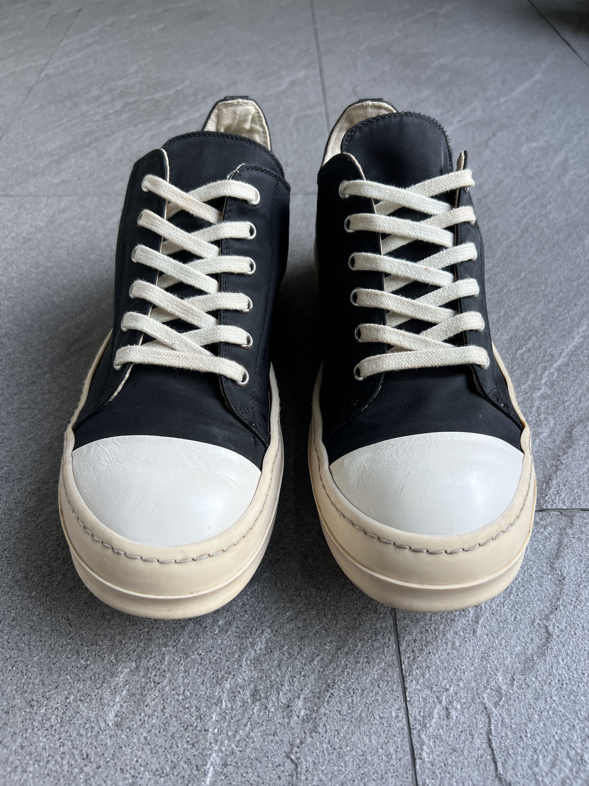 Rick Owens DRKSHDW Nylon Ramones Low Sneakers EU41.5