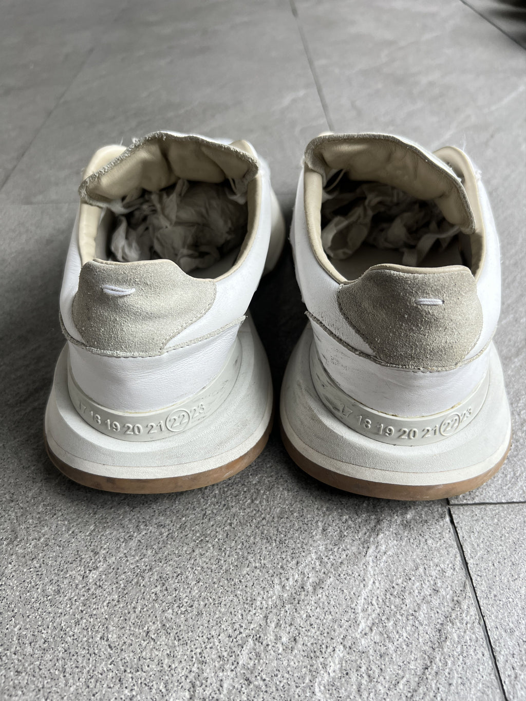 Maison Margiela Quilted Deconstructed Runner Sneakers EU42