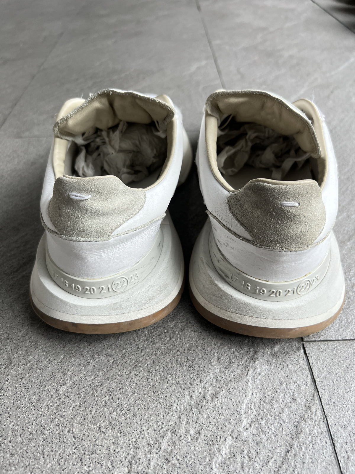 Maison Margiela Quilted Deconstructed Runner Sneakers EU42