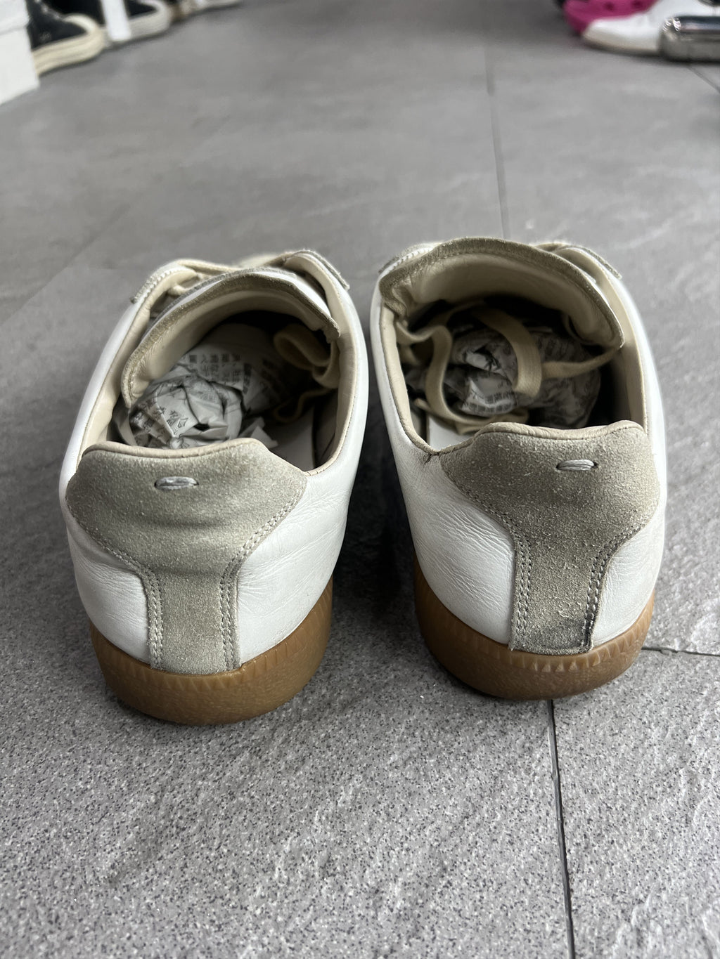 Maison Margiela Replica Leather Suede GAT Sneakers 41