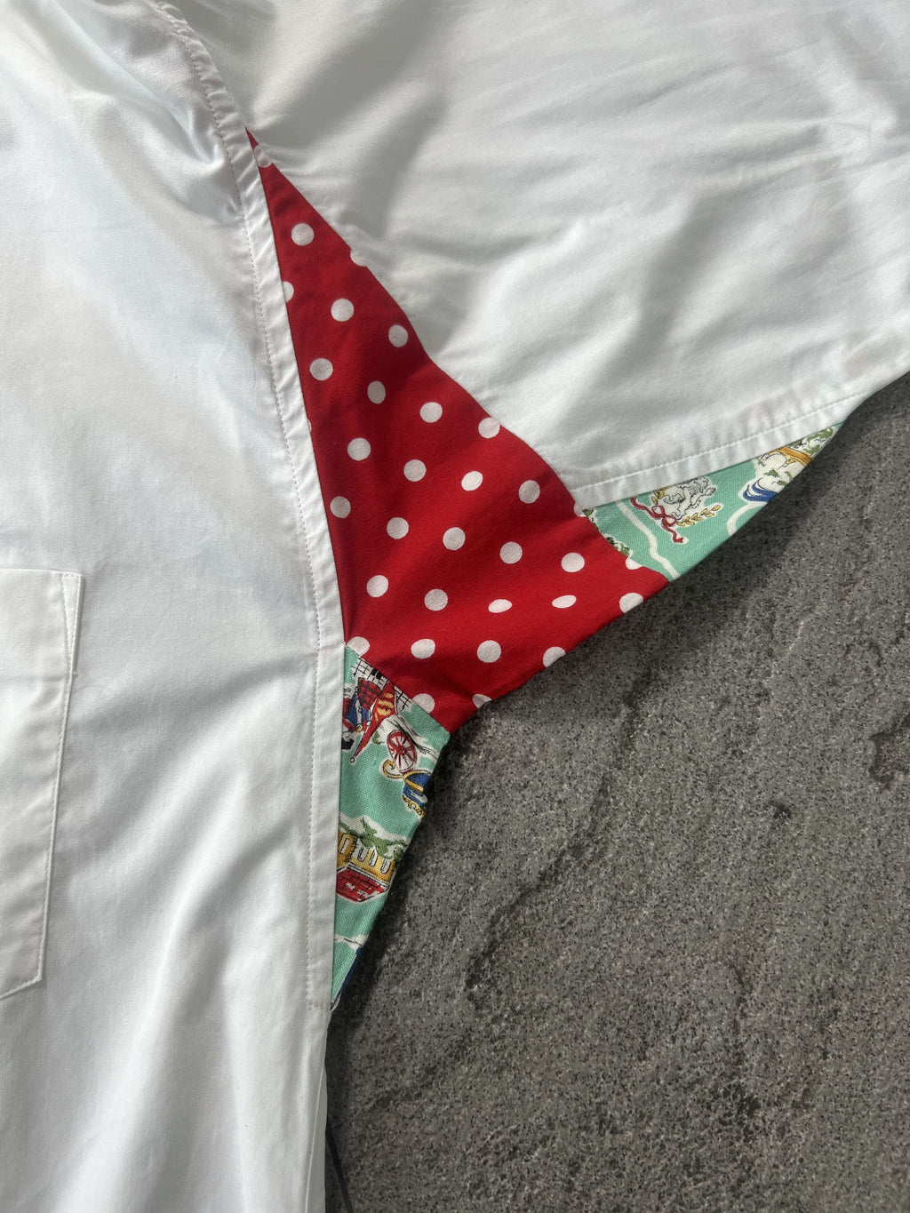 Comme des Garçons side-switched shirt