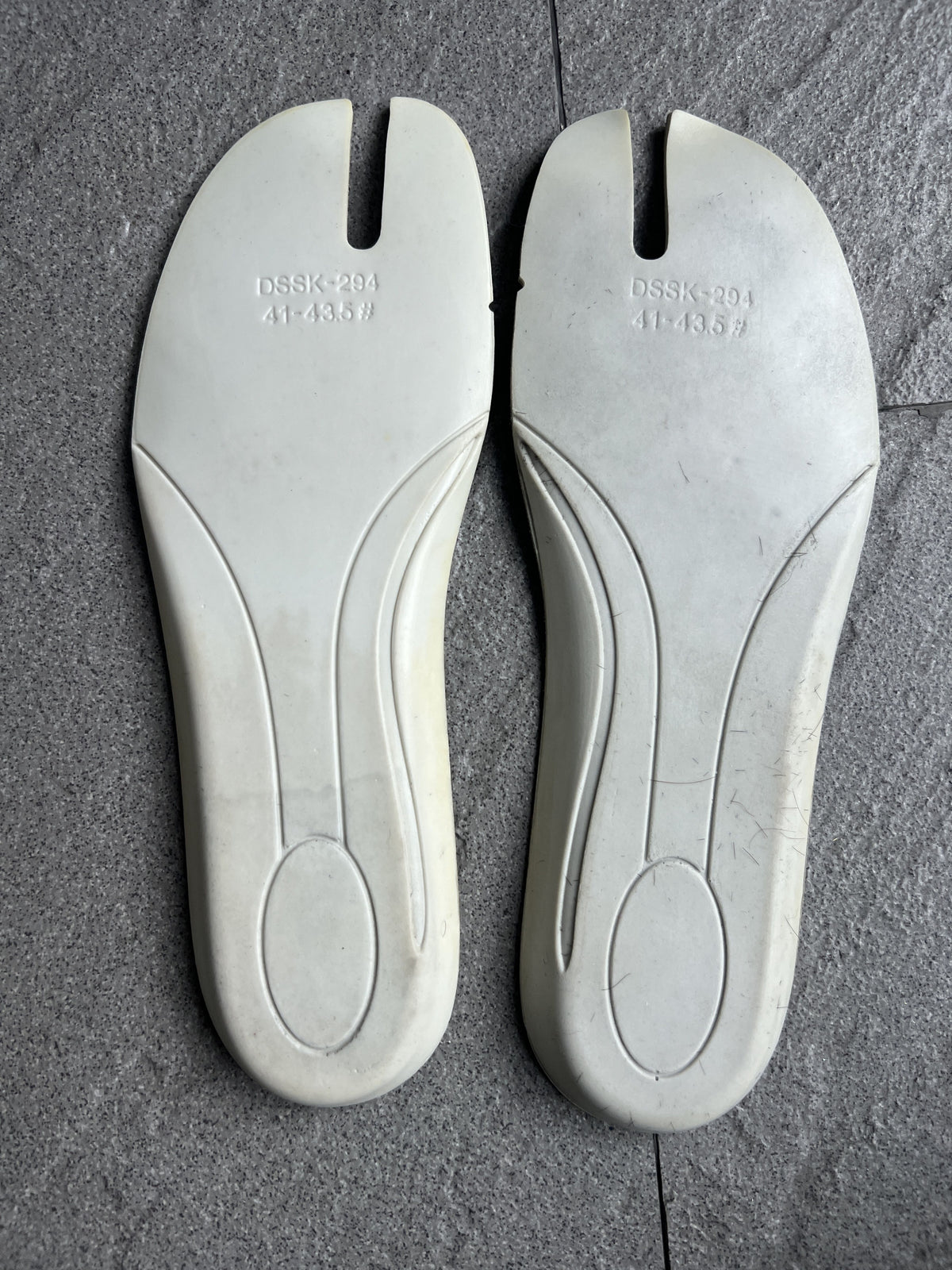 Maison Margiela Painted White Tabi Canvas Sneakers 41