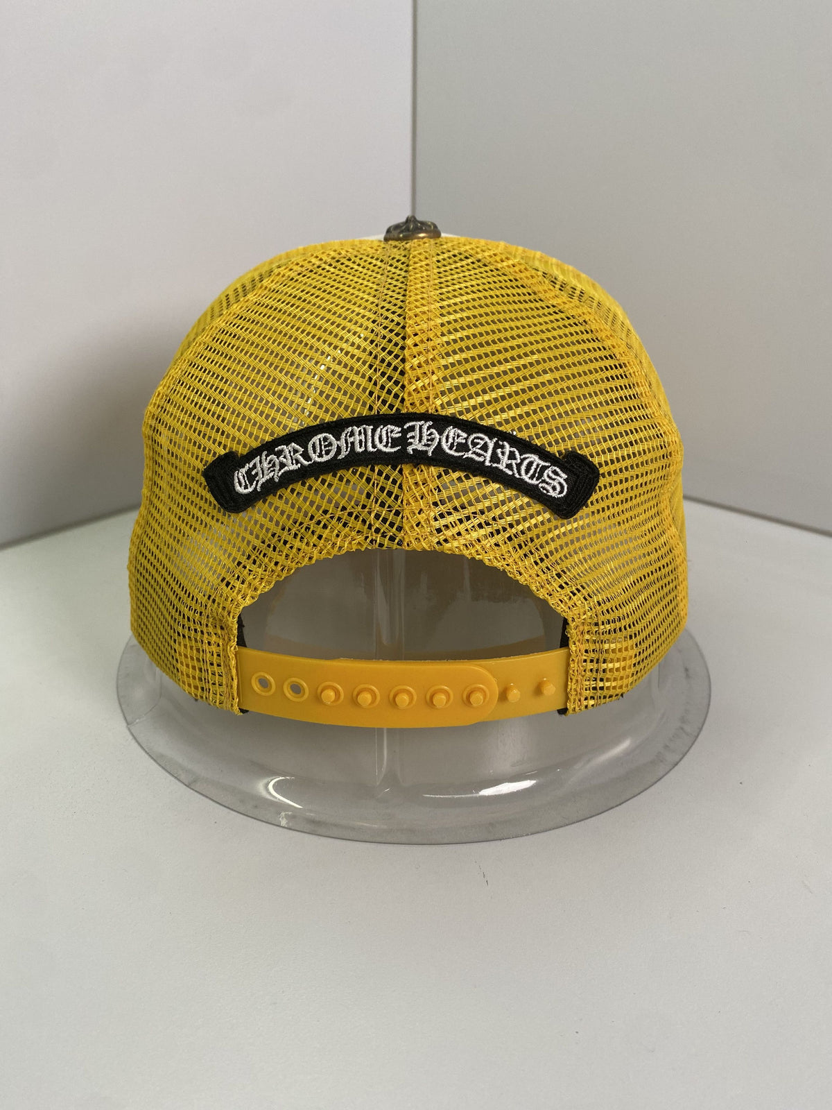 Chrome Hearts Yellow Multi Color Cross Trucker Hat