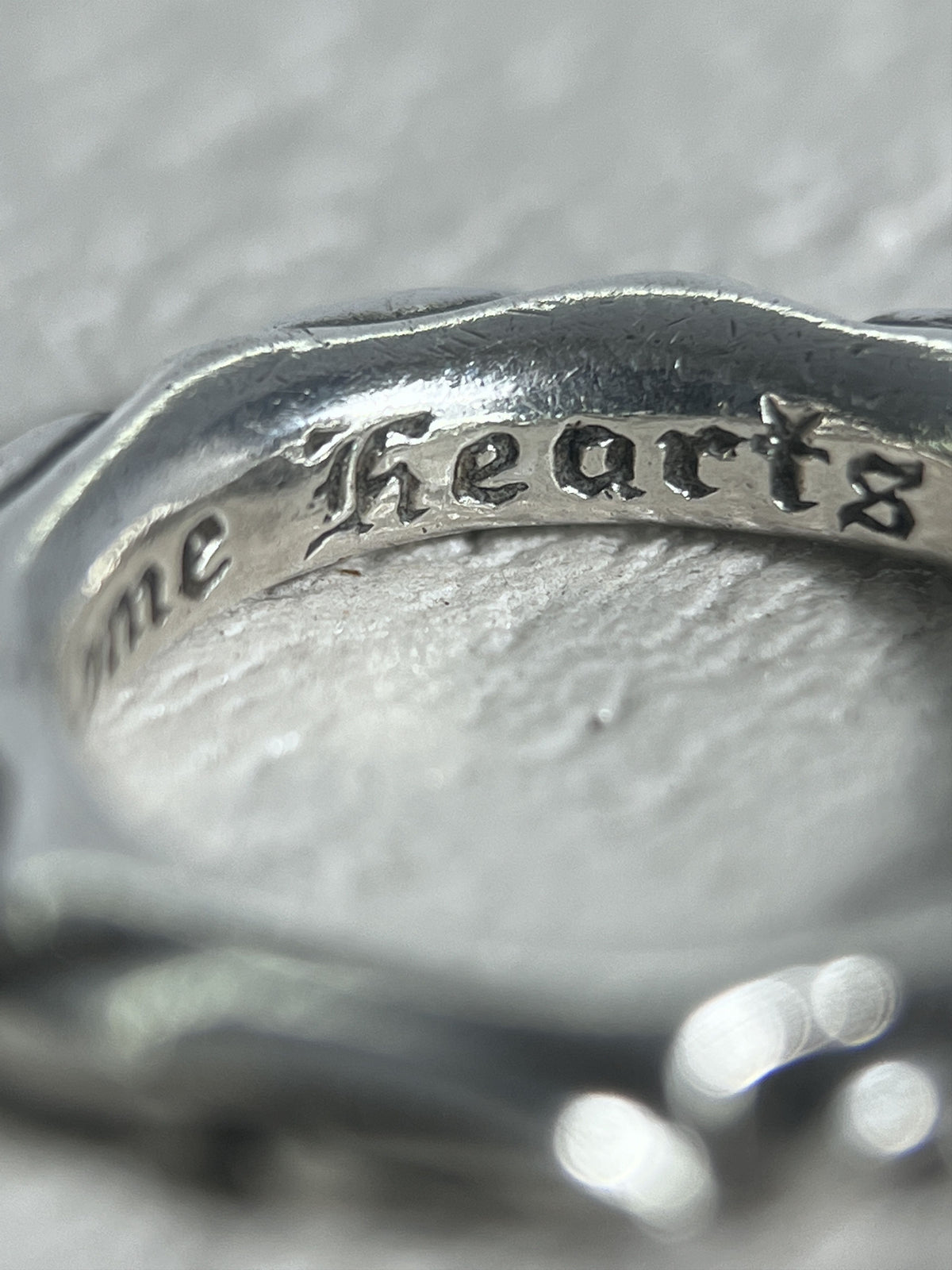 Chrome Hearts Scroll Band Ring Silver US6.5 JP13