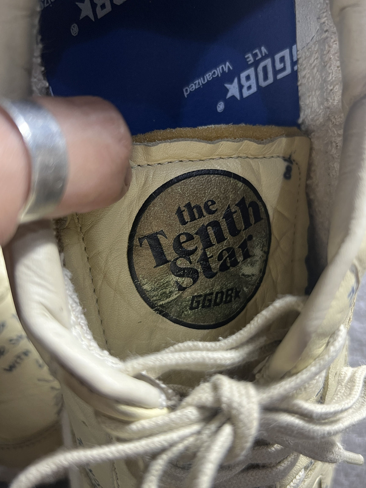Golden Goose VCE Scribble Handwritten Leather Sneakers EU39