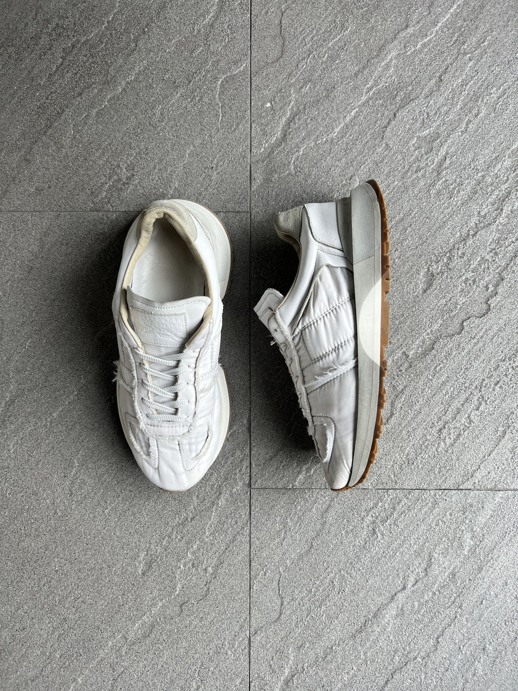 Maison Margiela Quilted Deconstructed Runner Sneakers EU42