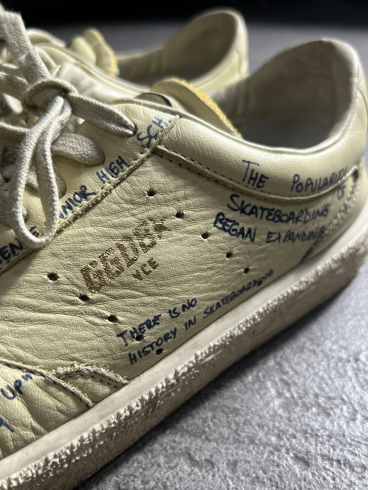 Golden Goose VCE Scribble Handwritten Leather Sneakers EU39