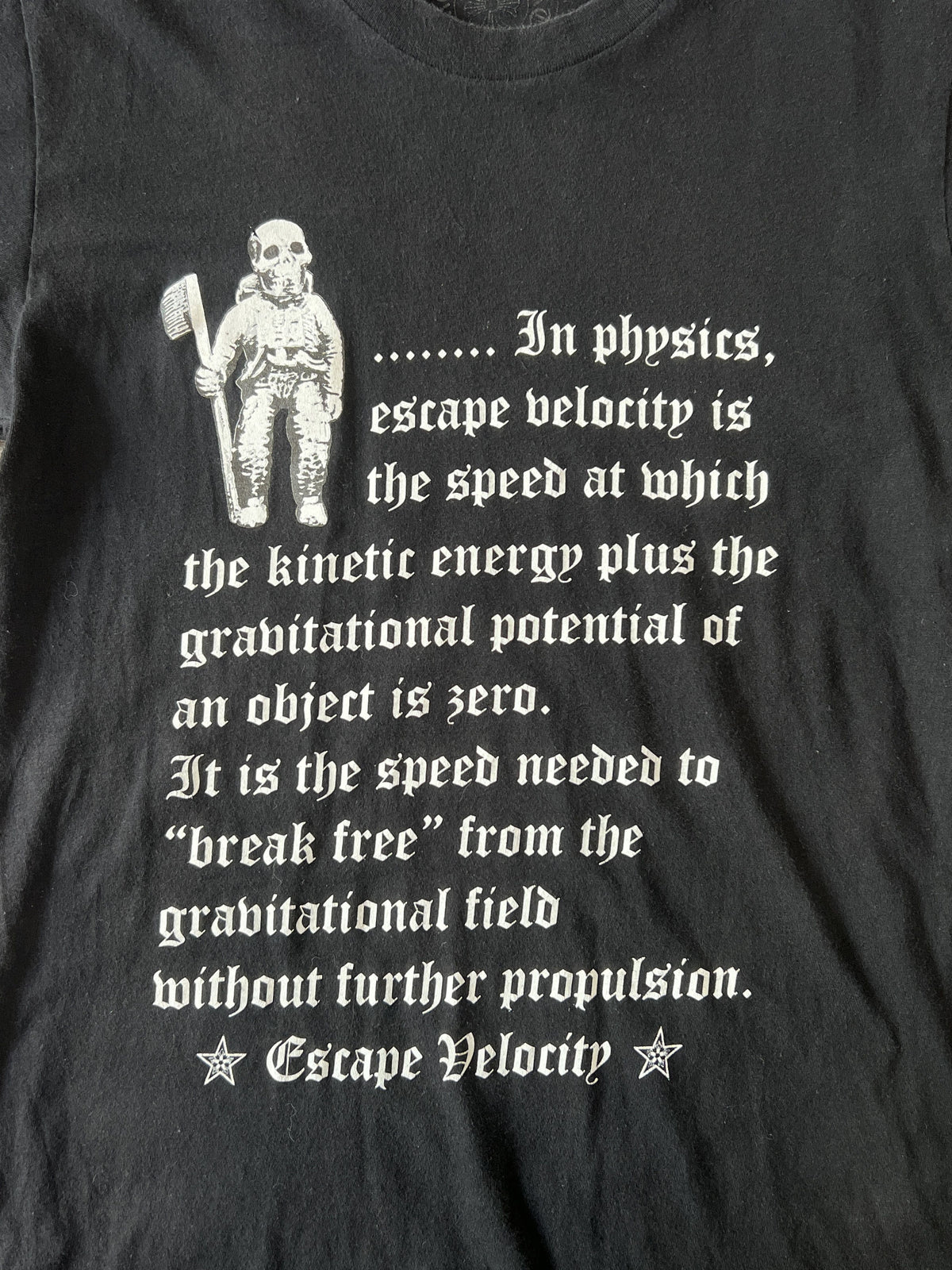 Chrome Hearts Escape Velocity Tee Black S USA