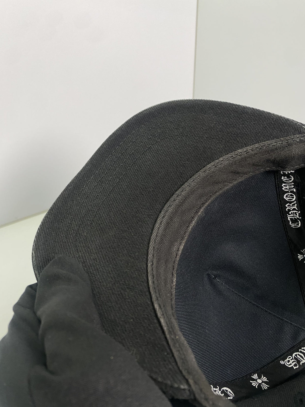Chrome Hearts Cemetery Cross Black Fitted Cap
