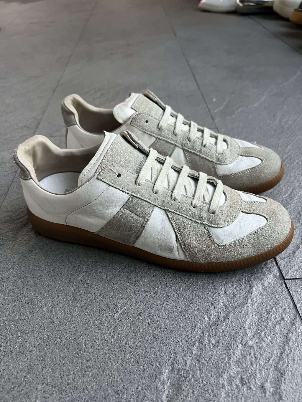Maison Margiela Replica GAT White Grey Sneakers 41