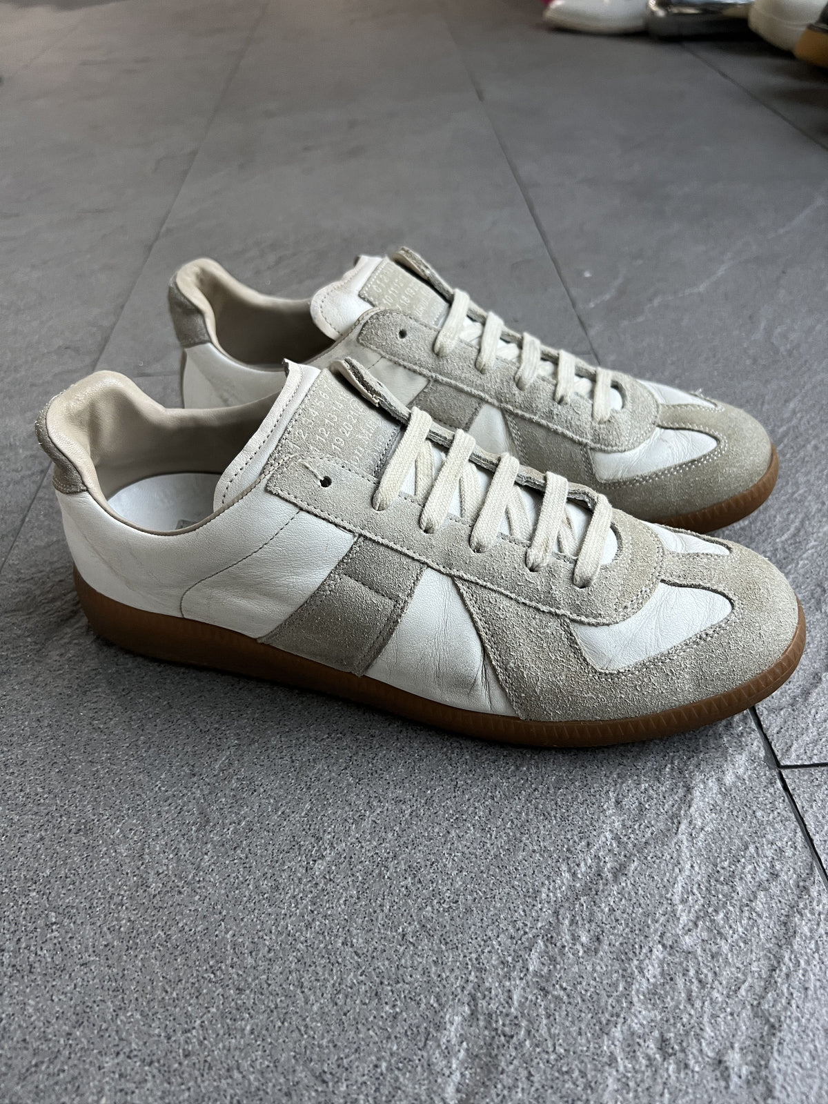 Maison Margiela Replica GAT White Grey Sneakers 41
