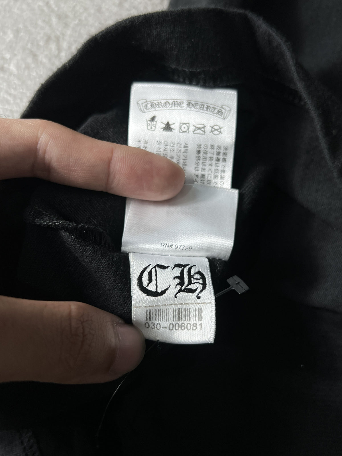 Chrome Hearts Las Vegas Tee Black XXL