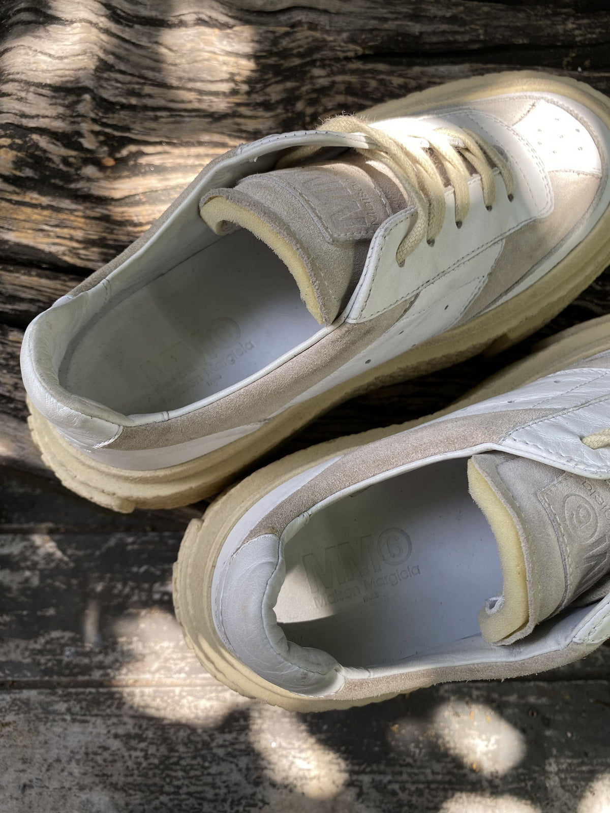 MM6 Maison Margiela Platform Sneakers White EU38