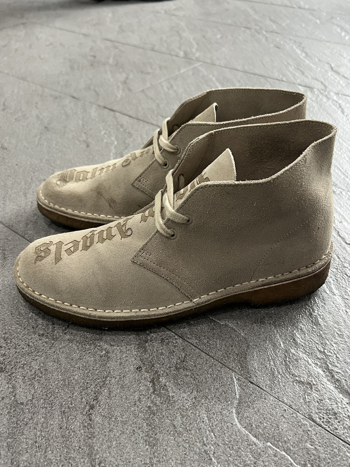 Palm Angels x Clarks Originals Logo Desert Boots US8