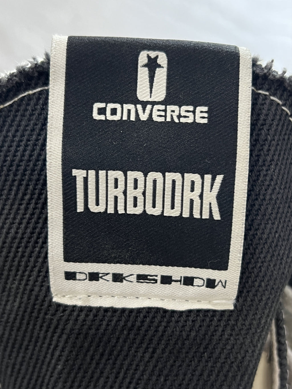 Rick Owens DRKSHDW x Converse TURBODRK Chuck 70 High 40.5